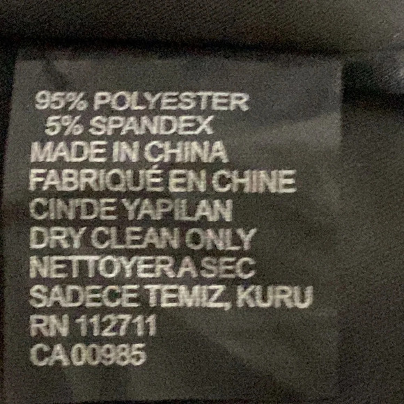 Jay Godfrey Avanti Peplum Colorblock Dress Size 0 - Picture 6 of 6